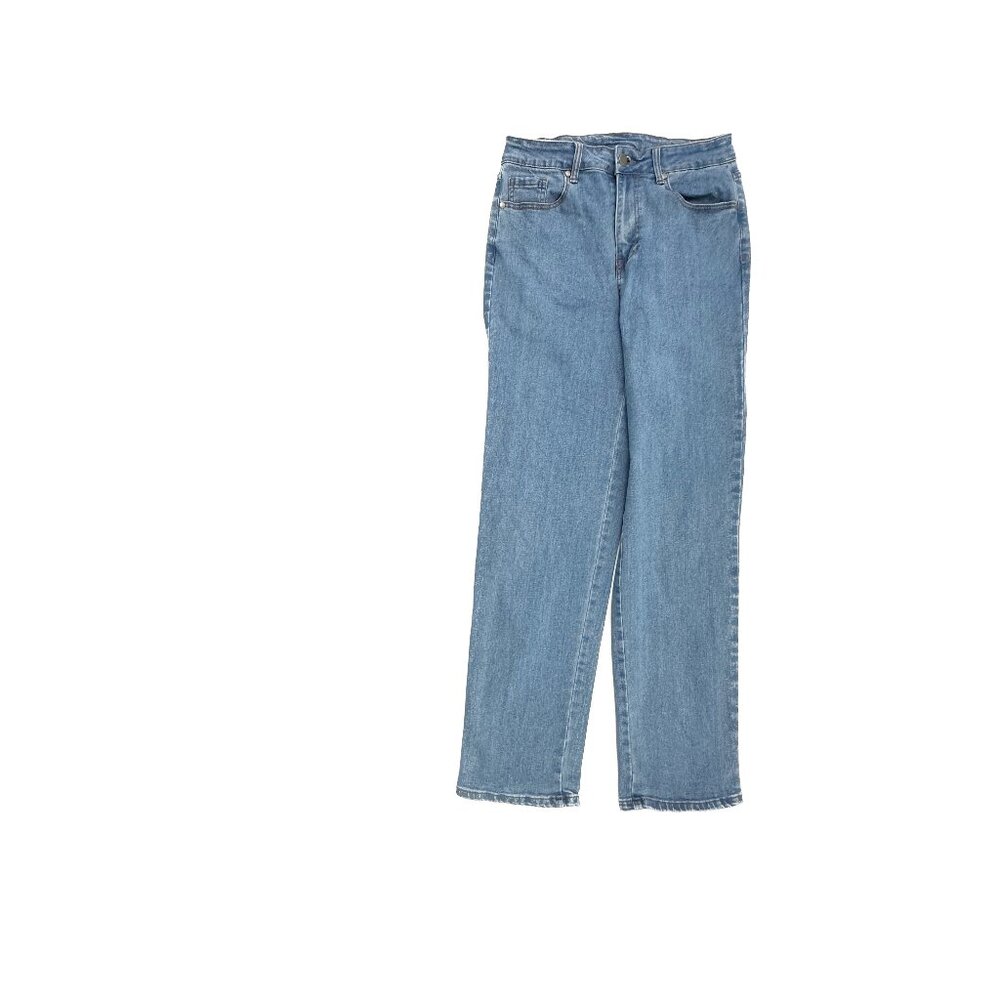 Blair‎ Straight Leg Women's size 8 Medium Wash Blue Denim Jeans